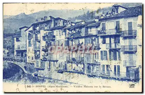 Cartes postales Sospel Vieilles Maisons sur la Bevera