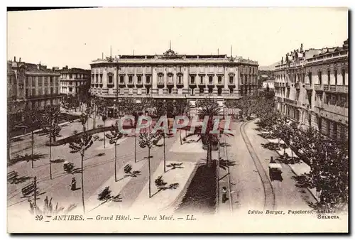 Cartes postales Antibes Grand Place Mace