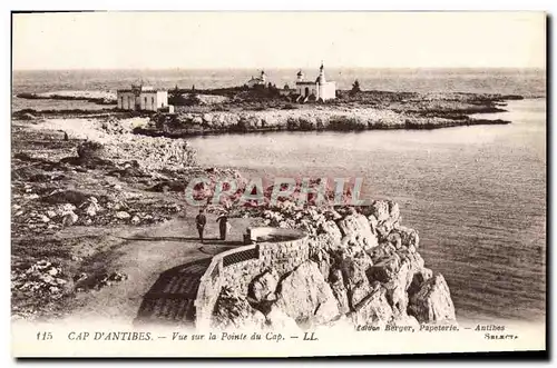 Cartes postales Cap D&#39Antibes Vur sur la Pointe du Cap