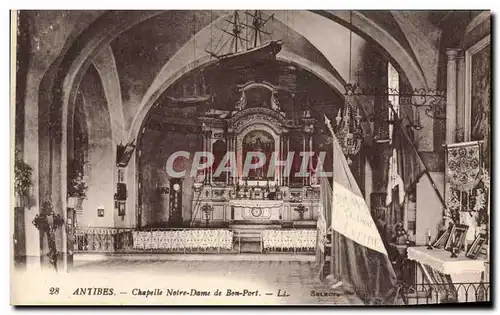Ansichtskarte AK Antibes Chapelle Notre Dame de Bon Port