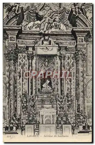 Cartes postales Laghet Interieur du Sanctuaire Vierge