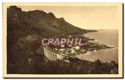 Cartes postales La Corniche D&#39Or Le Viaduc d&#39Antheor et le Cap Roux