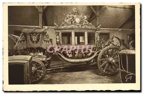 Cartes postales Versailles Carrosse du sacre