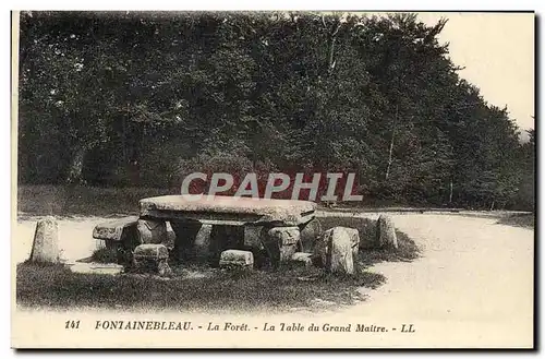 Cartes postales Fontainebleau La Foret La Table du Grand Maitre