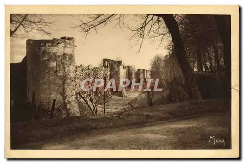 Cartes postales Les Petits Tableaux De Provins Tour aux engins et ligne des remparts