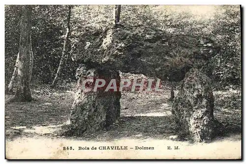 Cartes postales Bois de Chaville dolmen