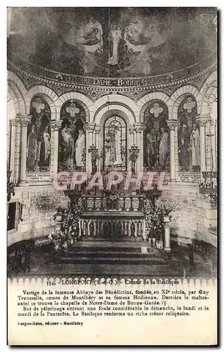 Cartes postales Longpont Choeur de la Basilique