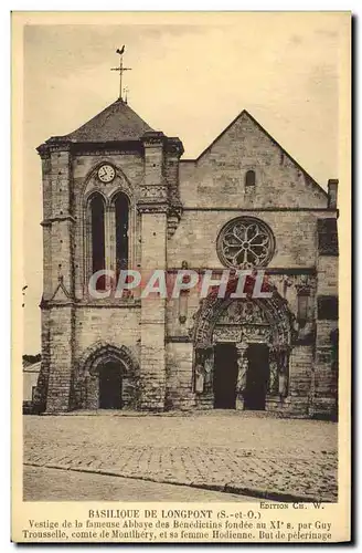 Ansichtskarte AK Basilique De Longpont