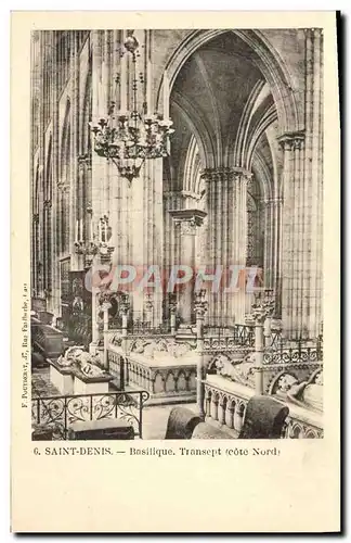 Ansichtskarte AK Saint Denis Basilique Transpt cote Nord