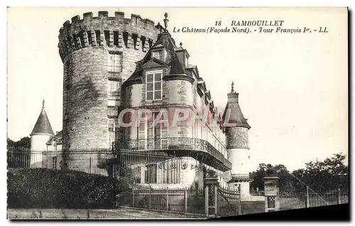 Cartes postales Rambouillet Le Chateau tour Francois 1er