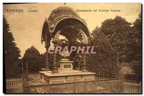 Cartes postales Firenze Cascine Monumento del Principle Indiano