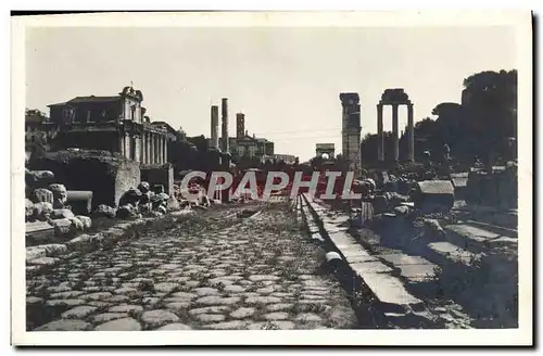 Ansichtskarte AK Roma Foro Romano Via Sacra