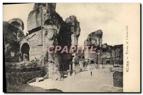 Ansichtskarte AK Roma Terme Di Caracalla