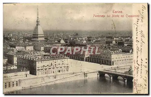 Ansichtskarte AK Torino Panorama Dal Monte Dei Cappuccini