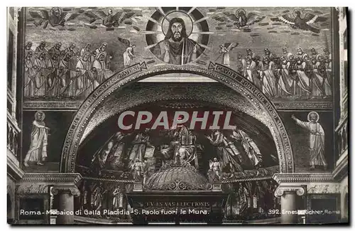 Cartes postales Roma Mosaico Di Galla Placidia S Paolo Fuori Le Mura