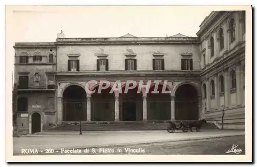 Cartes postales Roma Facciata Di S Pirteo In Vinculis