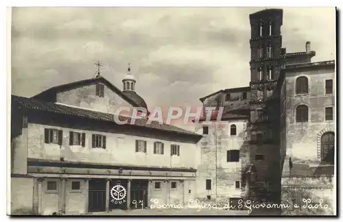 Ansichtskarte AK Roma chiesa Di S Giovanni E Paolo