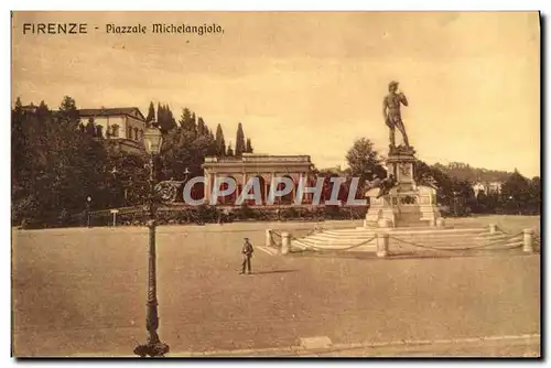 Cartes postales Firenze Piazzale Michelangiala