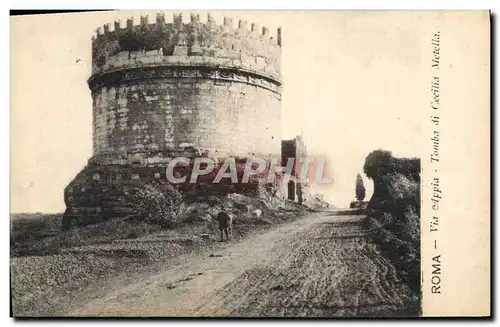 Cartes postales Roma Via Appia Tomba di Cecilia Metella