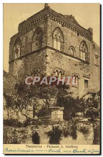 Cartes postales Taormina Palazzo S Stefano