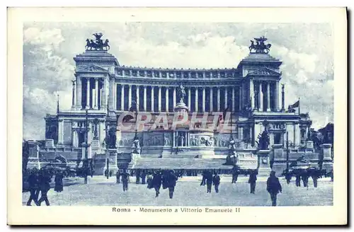 Cartes postales Roma Monumento a Vittorio Emanuele II