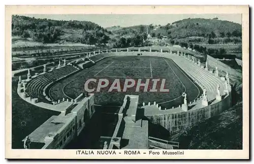 Cartes postales Roma Foro Mussolini Pastiglie Valda Stade