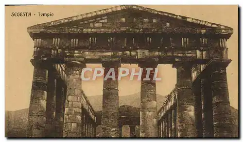 Cartes postales Segesta Tempio