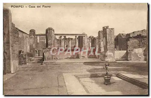 Ansichtskarte AK Pompei Casa del Fauno