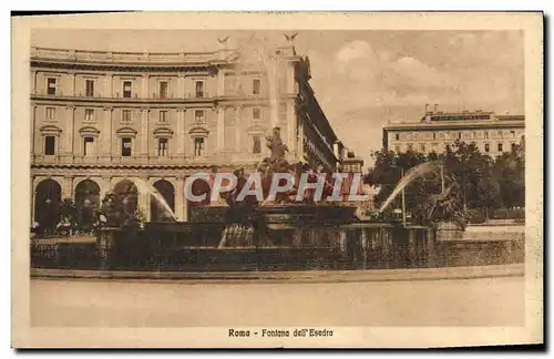 Cartes postales Roma Fontana dell Estedra