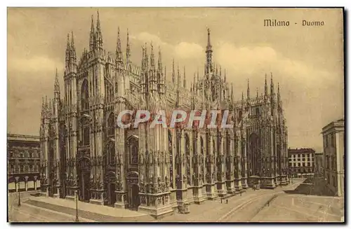 Cartes postales Milano Duoma