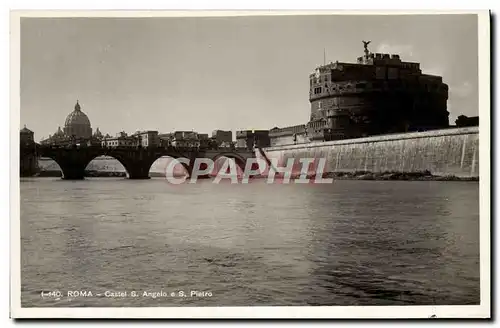 Ansichtskarte AK Roma Castel S Angelo e S Pietro