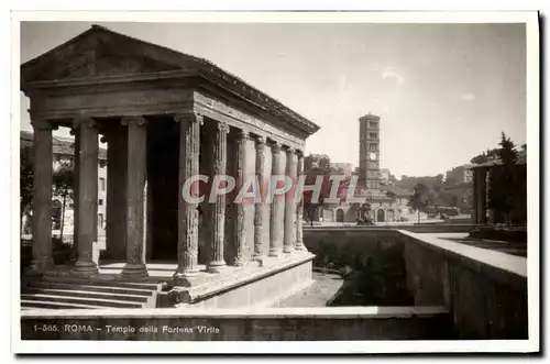 Ansichtskarte AK Roma Tempio della Fortuna Virile