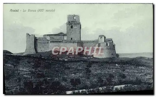 Cartes postales Assisi La Roca