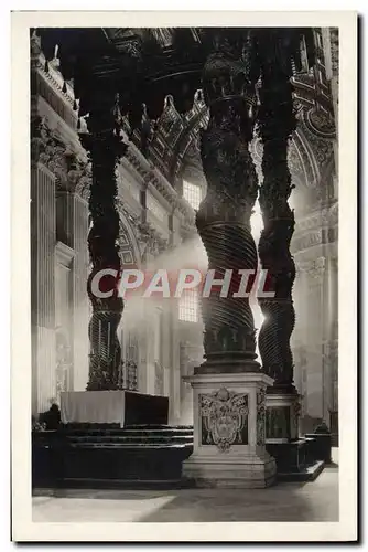 Cartes postales Roma Basilica di S Pietro Tabernaclo del Bernini Dettaglio