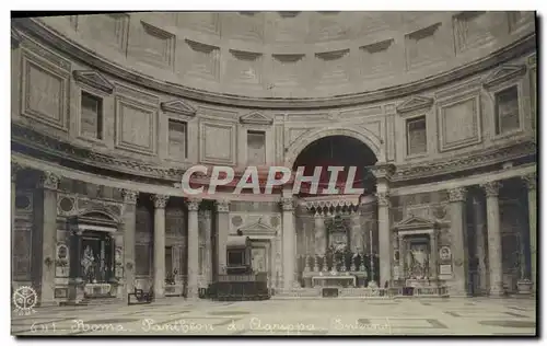 Ansichtskarte AK Roma Pantheon di Agrippa Interno