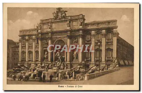 Cartes postales Roma Fontana Di Trevi