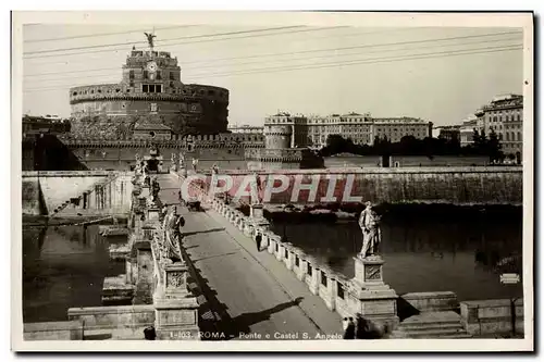 Cartes postales Roma Ponte e Castel S Angelo