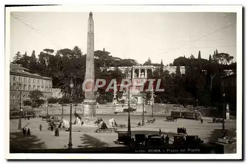 Cartes postales Roma Piazza Del Popolo