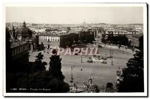 Cartes postales Roma Piazza Del Popolo