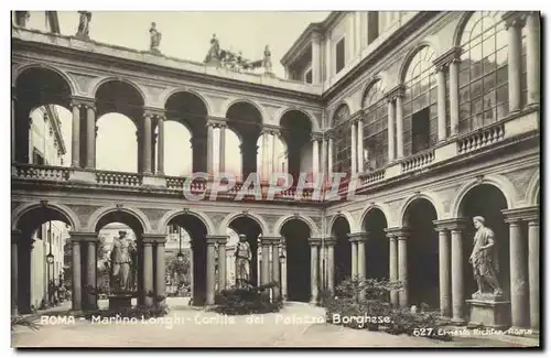 Cartes postales Roma Martino Longhi Cortite del Palazzo Borghese