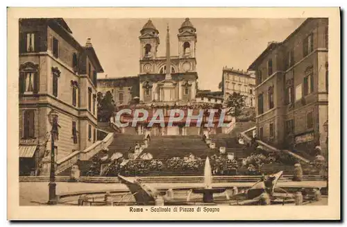 Cartes postales Roma Scalinata di Piazza di Spagna