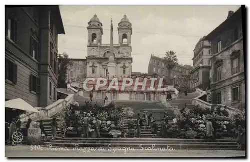 Cartes postales Roma Palazzo di Spagna (animee)