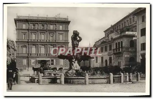 Cartes postales Roma Fontana del Tritone Piazza