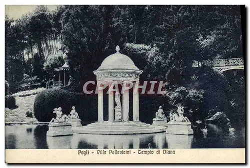 Cartes postales Pegli Villa Pallovicini Templo di diana