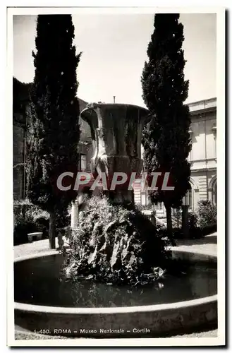 Cartes postales Roma Museo Nazionale Cortile