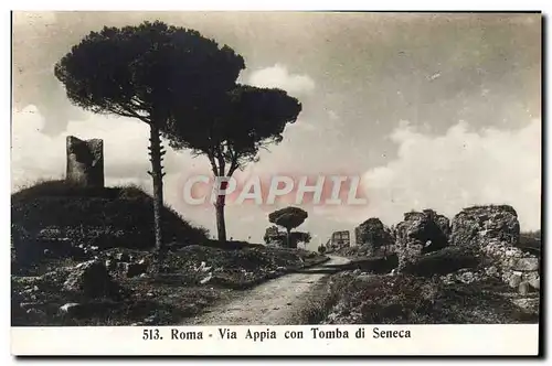 Cartes postales Roma Via Appia Con Tomba di Seneca