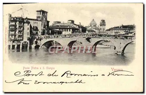 Cartes postales Verona Ponte e Pietra Giorgio
