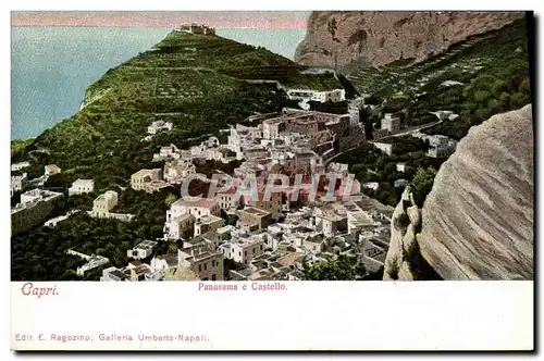 Cartes postales Capri Panorama e Castello