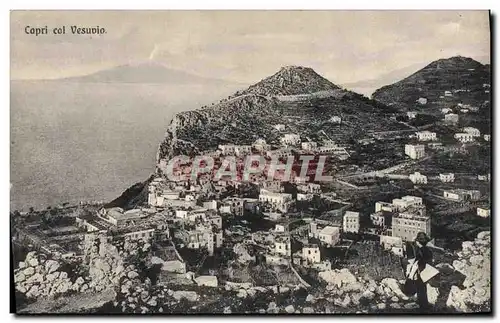 Cartes postales Capri Col Vesuvio