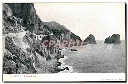 Cartes postales Capri I faraglioni